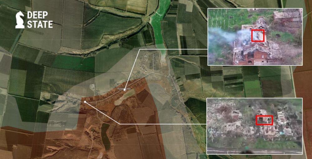 Украинский OSINT-паблик DeepState подтверждает факт присутствия Армии РФ в Калиново