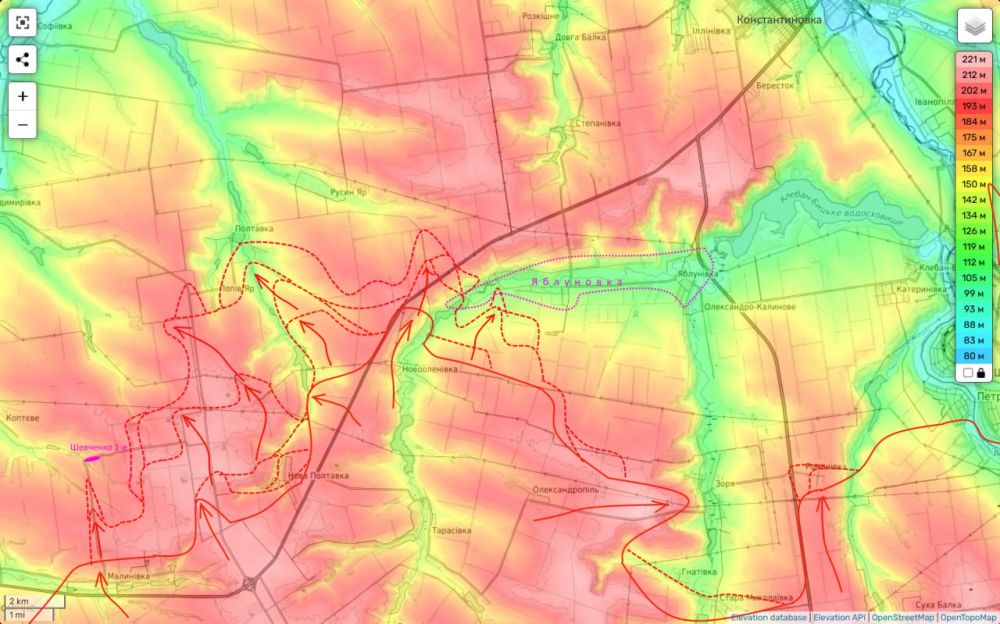 Юрий Подоляка: Мирноградско-Торецкое направление на 23.05.25: бои на линии Русин Яр — Полтавка — Попов Яр