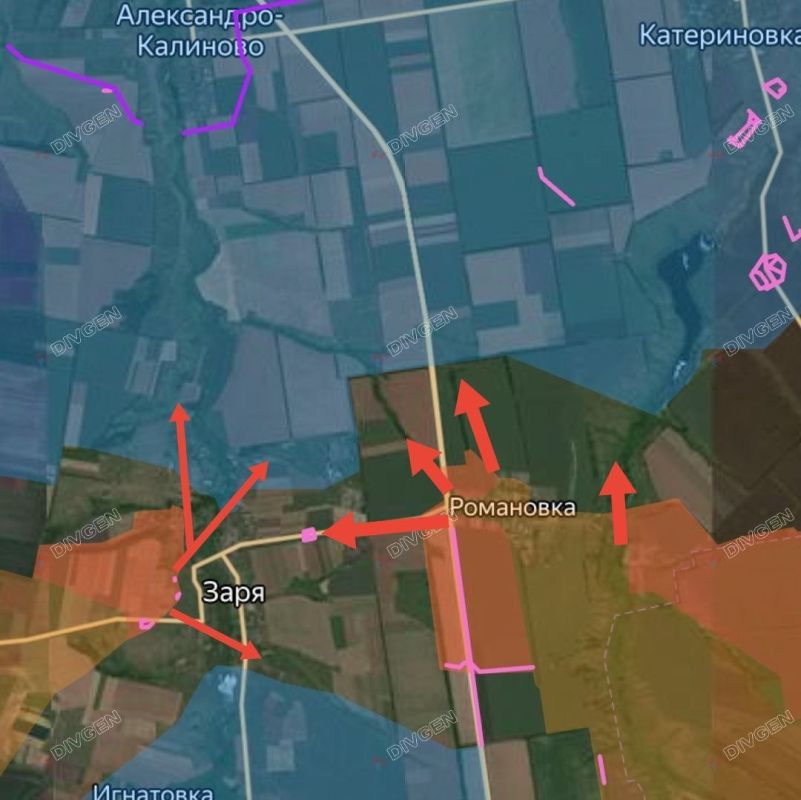 Дружковское направление. По неподтверждённой пока информации наши штурмы заняли н.п. Заря