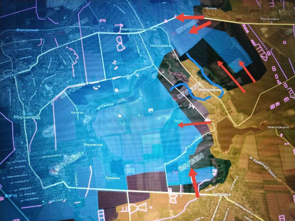 Юрий Котенок: Покровское (Красноармейское) направление (правый фланг) Юрий Котенок: Покровское (Красноармейское) направление (правый фланг)