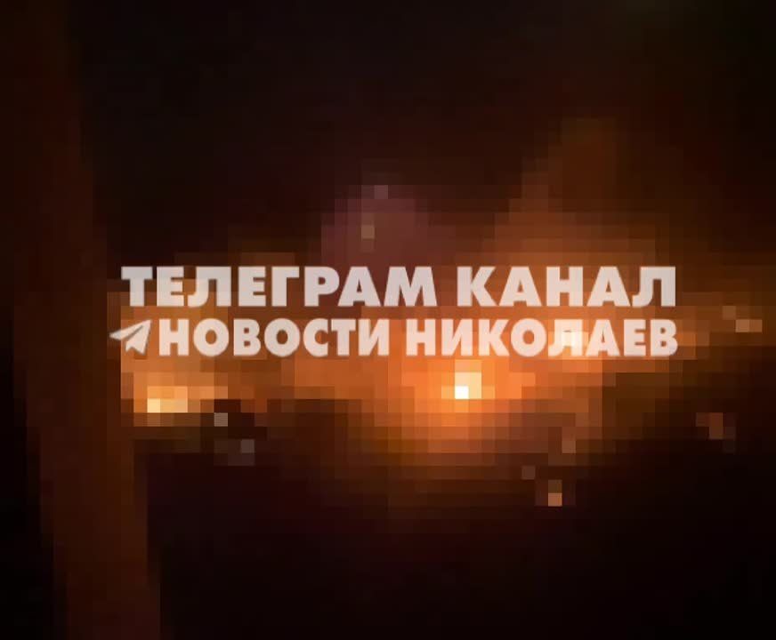 Прилеты в Николаеве, отвалился свет