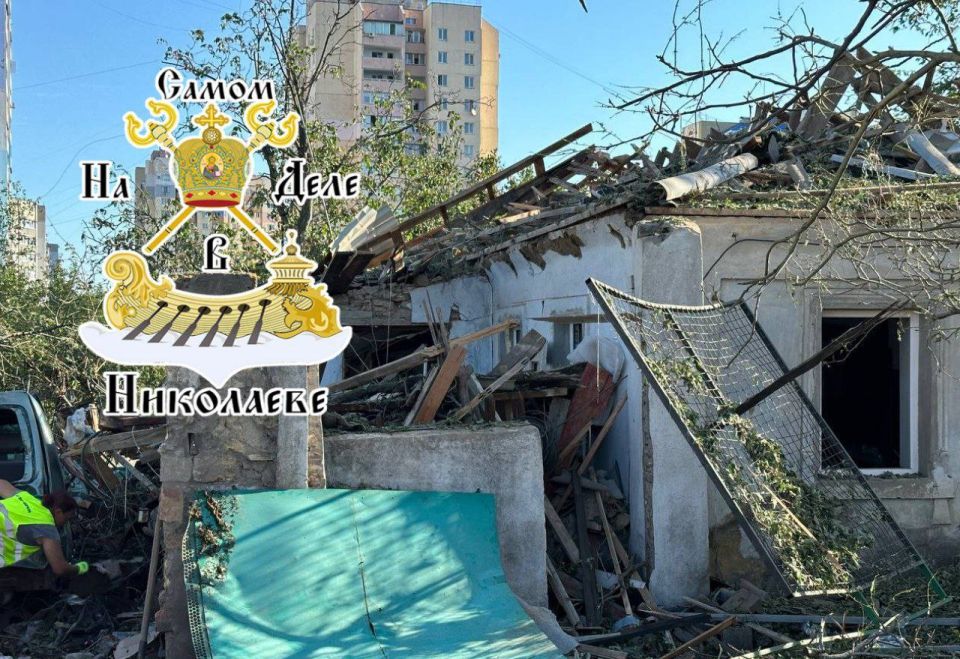 Последствия работы украинской ПВО этой ночью Последствия работы украинской ПВО этой ночью