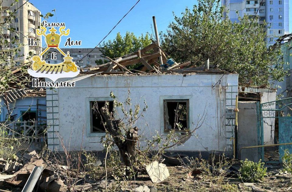 Последствия работы украинской ПВО этой ночью Последствия работы украинской ПВО этой ночью