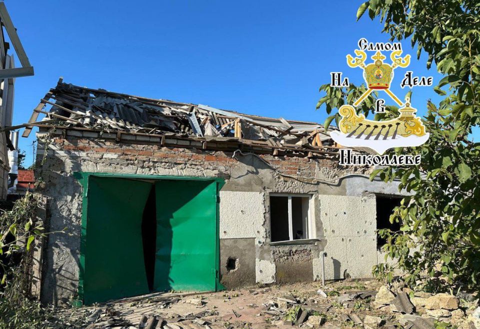 Последствия работы украинской ПВО этой ночью Последствия работы украинской ПВО этой ночью