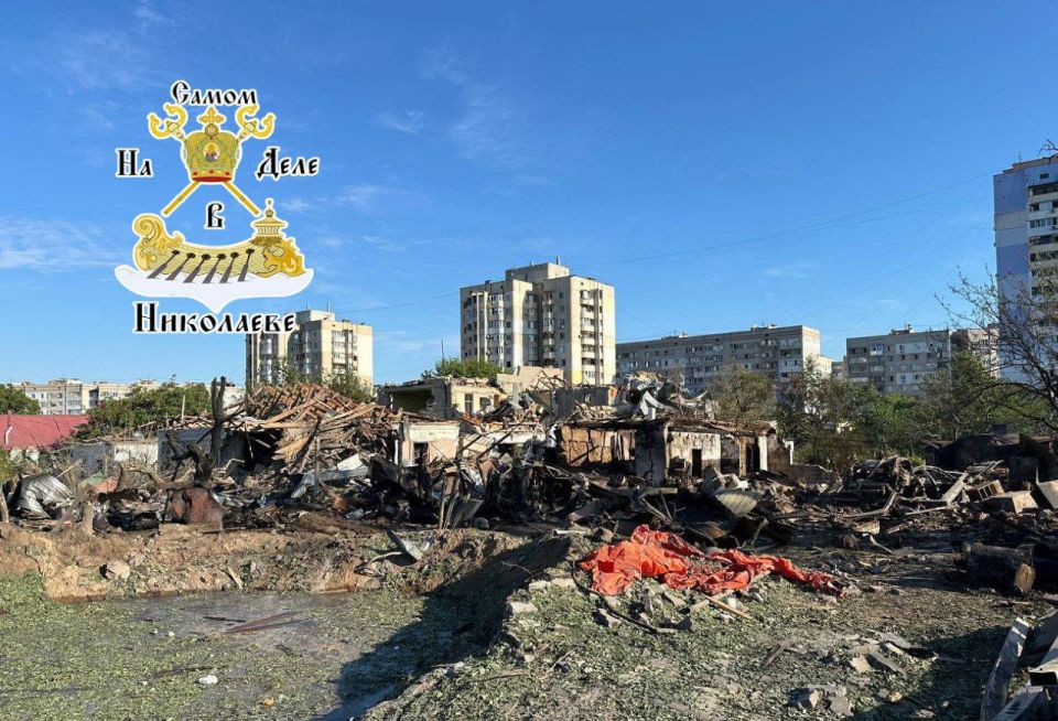 Последствия работы украинской ПВО этой ночью Последствия работы украинской ПВО этой ночью