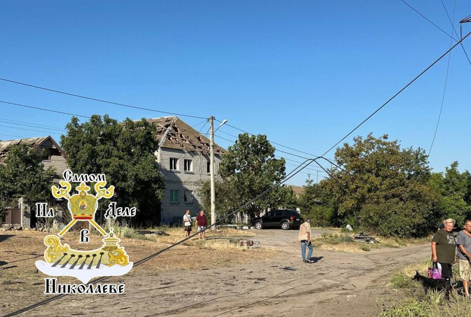 Последствия работы украинской ПВО этой ночью Последствия работы украинской ПВО этой ночью