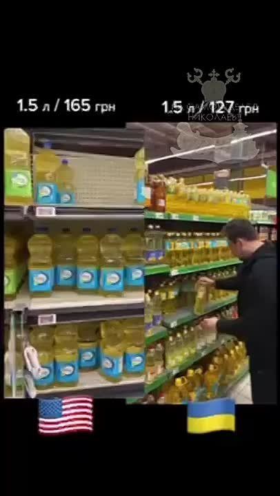 Американские цены при украинской нищете