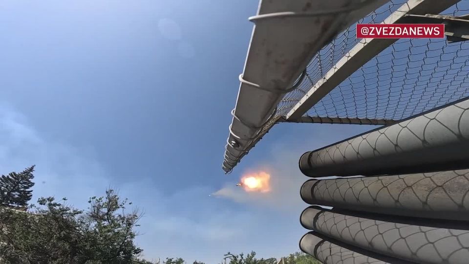 Реактивные ракеты накрыли пехоту ВСУ в районе Николаевки в ДНР к западу от Часова Яра