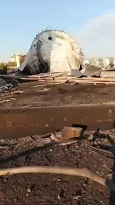 Ночью в Одессе была атакована нефтебаза азербайджанской компании SOCAR