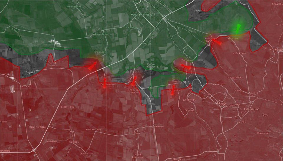 «На Торецком направлении российские войска продвигаются в районе Катериновки