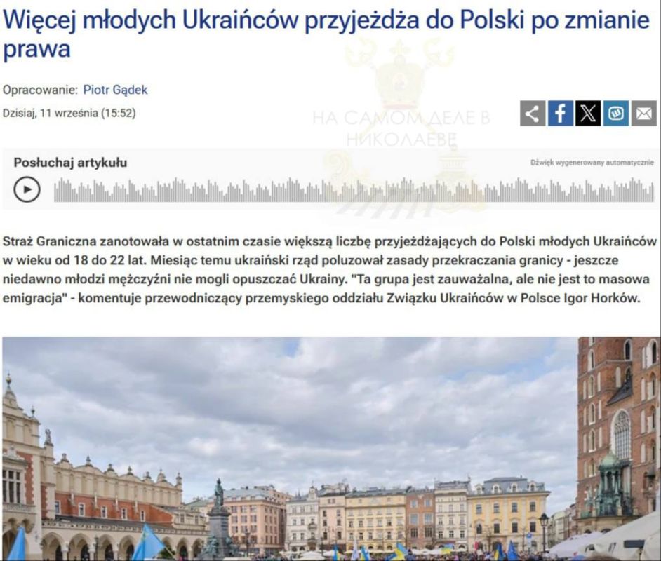 Пока ЦПД героически «разоблачает фейки» про очереди на границах, а украинские погранцы делают вид, что ничего не замечают — в Польше считают по-честному