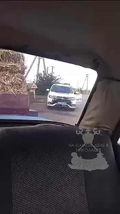 #НамПишут. Вчера в посёлке Врадиевка Николаевской области полиция устроила погоню за местным жителем