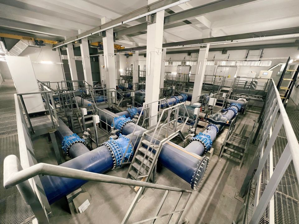 Так теперь выглядит новый водопровод Николаева, возведенный взамен уничтоженного старого Так теперь выглядит новый водопровод Николаева, возведенный взамен уничтоженного старого