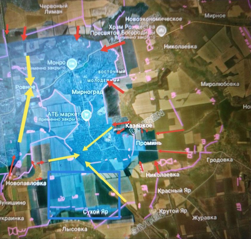 Юрий Котенок: Покровское (Красноармейское) направление (правый фланг) Юрий Котенок: Покровское (Красноармейское) направление (правый фланг)