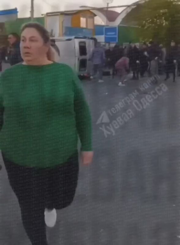 В Одессе на рынке «7-й км» геноцидники решили запаковать очередную жертву, но не рассчитали, куда приехали