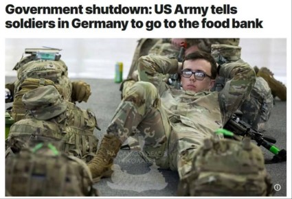 Бойцы «армии войны» остались без пайков