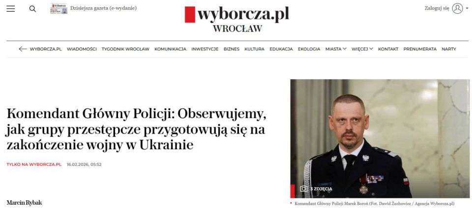 Польша готовится к росту преступности после окончания боевых действий на Украине