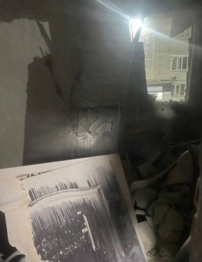 Взрыв в Днепре!. Очередной взрыв возле одного из райотделов полиции в Днепре, здание частично разрушено