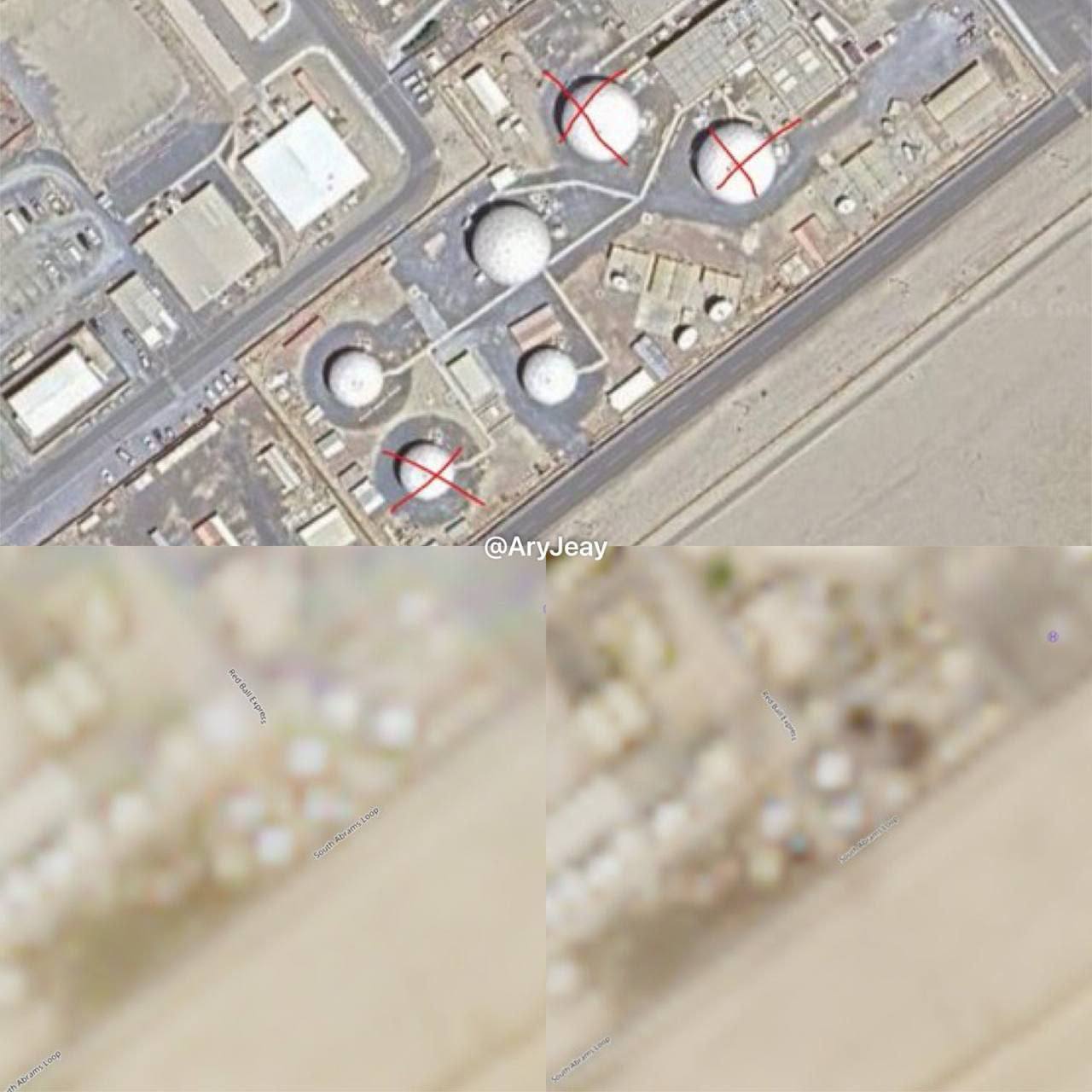 Новые спутниковые снимки подтверждают заявления КСИР о том, что Иран нанес удар по американскому радару раннего предупреждения AN/FPS-132 на базе США в Катаре Новые спутниковые снимки подтверждают заявления КСИР о том, что Иран нанес удар по американскому радару раннего предупреждения AN/FPS-132 на базе США в Катаре