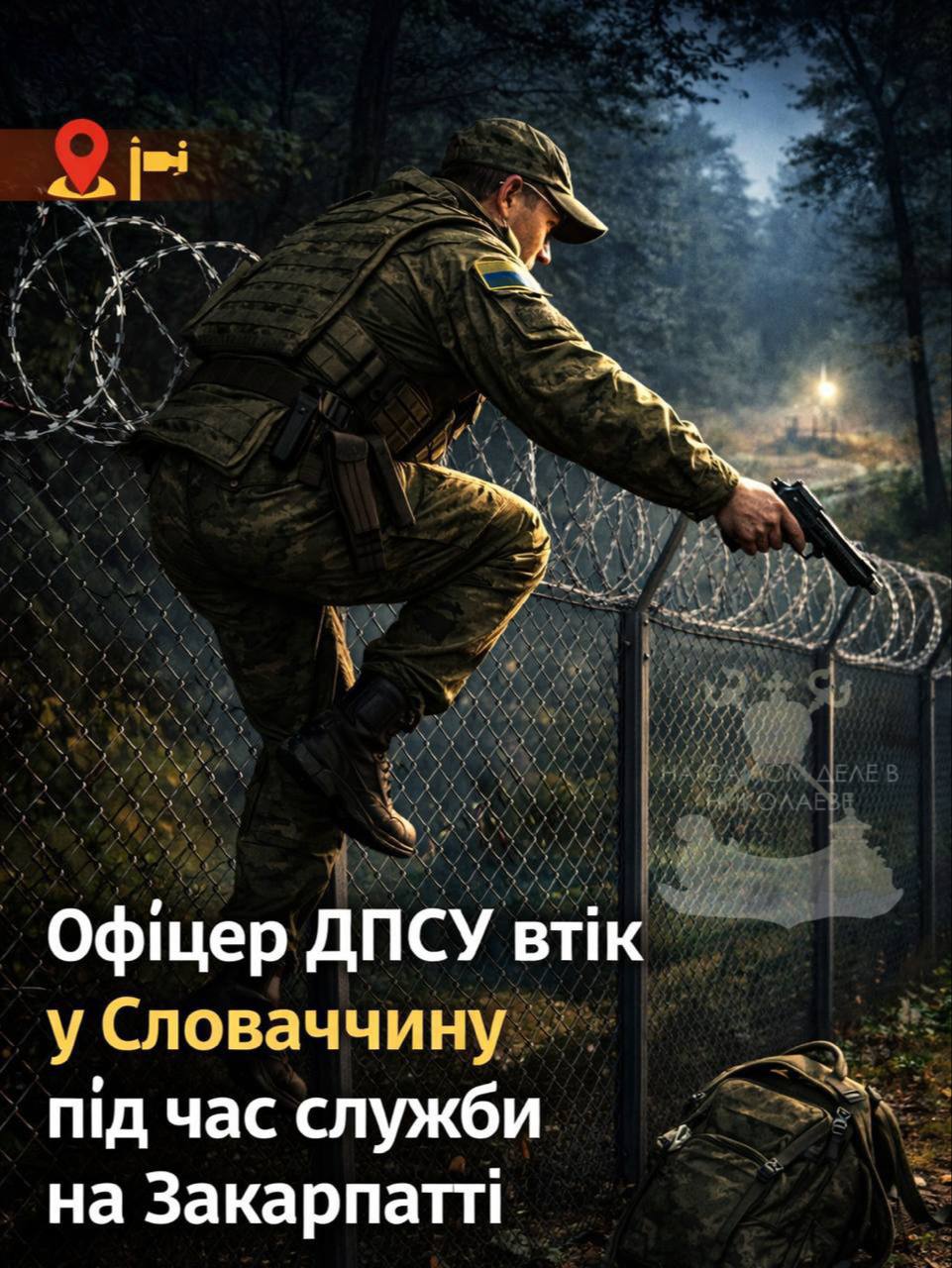 Пограничник сбежал из Украины прямо во время службы
