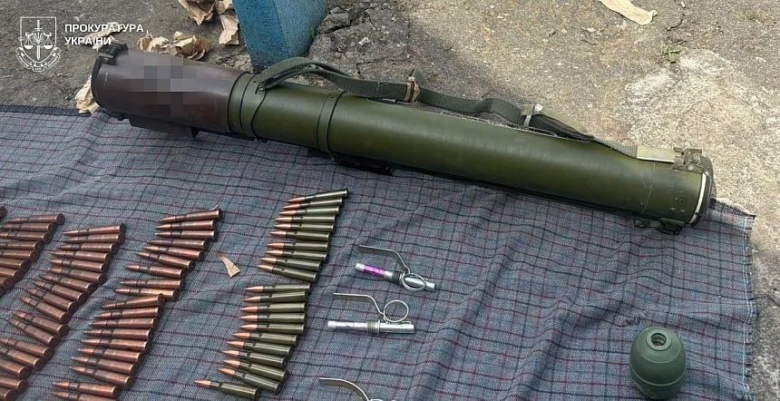 Очередной «домашний» склад оружия в Николаевской области Очередной «домашний» склад оружия в Николаевской области