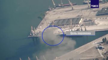 ВС РФ при помощи БПЛА "Герань-4 сикер" поразили три сухогруза в порту города Николаев, сообщило МО РФ