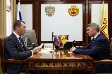 Михаил Дегтярёв: Встретился с главой Чувашской Республики Олегом Николаевым