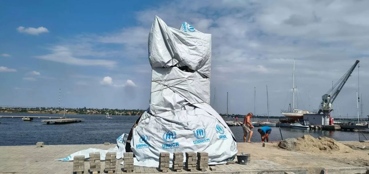 В Николаевском яхт-клубе, на территории областной ДЮСШ по парусному спорту, строят арт-объект «Воля» В Николаевском яхт-клубе, на территории областной ДЮСШ по парусному спорту, строят арт-объект «Воля»