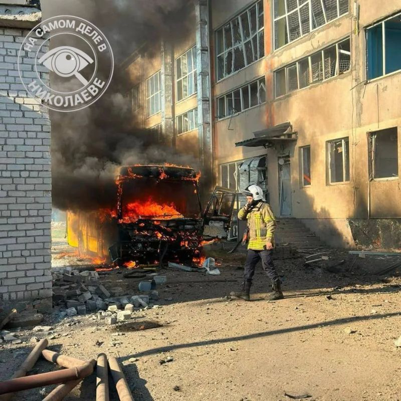 Появились фото утренней работы николаевских «захыстныков» Появились фото утренней работы николаевских «захыстныков»