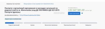 Очередной тендер на организацию школьного питания В Николаеве!!!