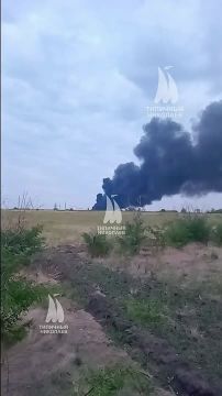 В Николаеве столб дыма от пожара виден в разных районах города