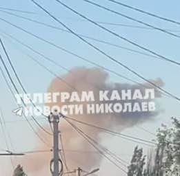 Наносятся удары по целям в Николаеве