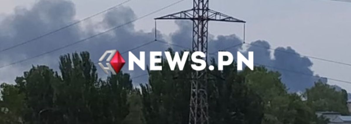 В Николаеве после попадания реактивного БпЛА начался пожар