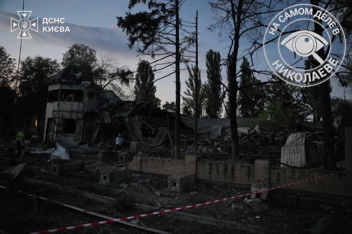 Ночной удар по военным объектам Киева и Одессы Ночной удар по военным объектам Киева и Одессы
