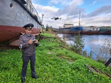 Ространснадзор применил беспилотники для обследования причалов в Ленинградской области